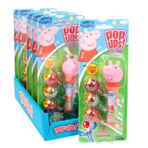 Chupa Chups Pop Ups! Peppa Pig Lollipop 6ct
